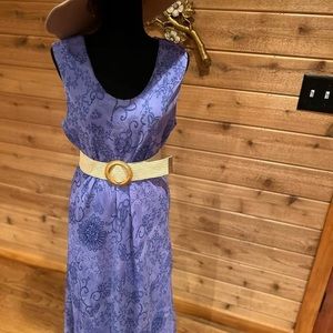 Vintage 90s Studio K gorgeous floral and butterfly maxi!